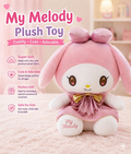 My melody plush| Imported Quality|40-45cm|premium quality|cute|refillable|kiidzkornerz