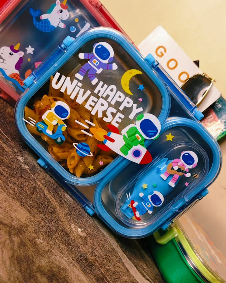 LUNCH-SHIP | 2-COMPARTMENT LUNCHBOX|SPILL PROOF | INSULATED| FREE CUTLERY