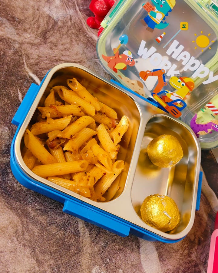 LUNCH-SHIP | 2-COMPARTMENT LUNCHBOX|SPILL PROOF | INSULATED| FREE CUTLERY