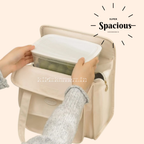 Korean Insulated Lunch/tote bag|dual pockets |Inner foil|premium zipper|Dual pockets|waterproof|kiidzkornerz