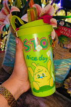 Crystal Glow Tumblers| Dual sip | Insulated tumblers - Spill Proof| 550ml