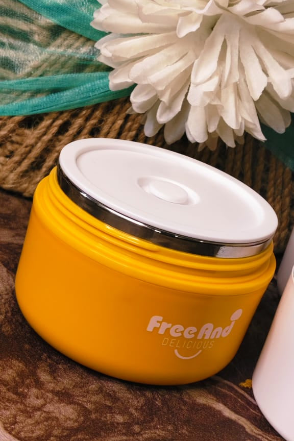 Bubble Bento Box | Dual compartment | Insualted-Spill proof