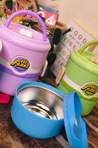 Feast double decker lunch box | Insulated -  Spill proof
