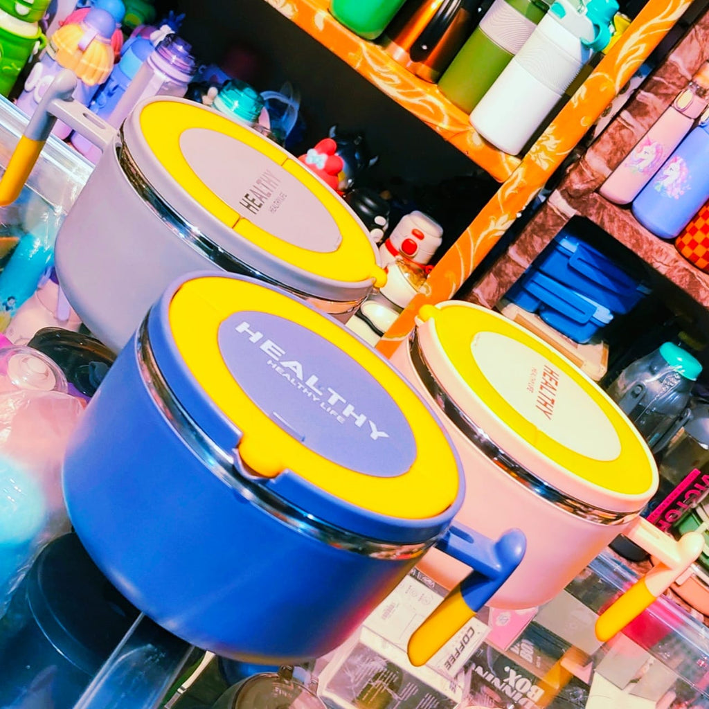 HOT-POT Bowl | Strainer | 1000 ml | Airtight | Stainless Steel | Insulated
