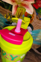 Crystal Glow Tumblers| Dual sip | Insulated tumblers - Spill Proof| 550ml