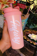 Crystal Glow Tumblers| Dual sip | Insulated tumblers - Spill Proof| 550ml