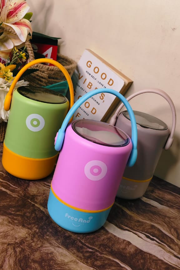 Bubble Bento Box | Dual compartment | Insualted-Spill proof