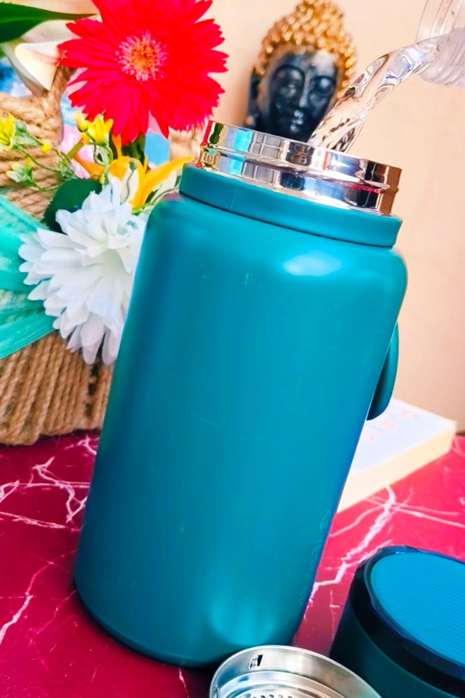 Happy Hydrator |  Insulated-Spill proof | 1200ml