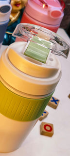 Sippy Sip Cofee Tumbler | Dual Sip | Insulated | Spil Proof