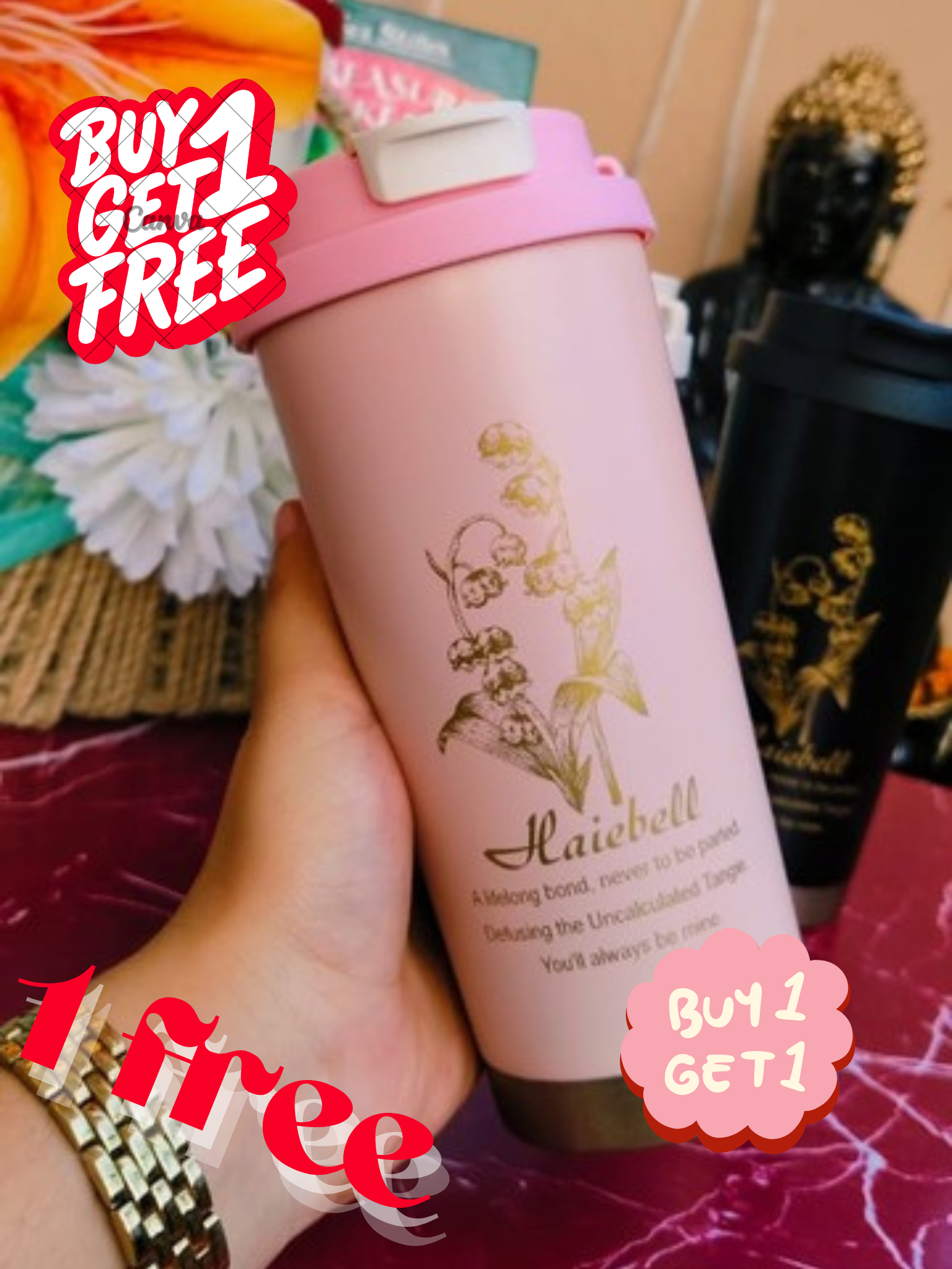 Daisy Dazzle Tumbler| BUY 1 GET 1 FREE |Elevate your coffee experience