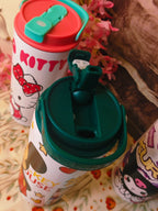 open picture of a cartoon themed tumbler