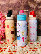 Fun Sip bottles | dual sip | 600ml |Insulated|Leak proof|Kiidzkornerz