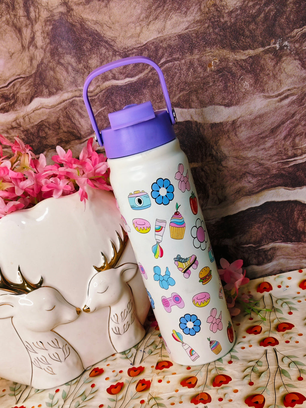 800ml flip straw fun bottles|dual sip|premium quality|100% Leakproof|kiidzkornerz