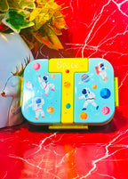 Happy-jammy|Insulated Lunchbox|Spill proof|600ml|Non detachable steel|2 compartment