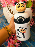 Shinchan Kids Sipper| Dual sip |Insulated|Stainless Steel|Spillproof|Cute design|Kiidzkornerz