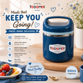 Surprise-Bento | Insulated | 630ml 2-Compartment |Spill proof|Food jar