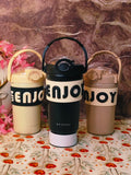 Fun Quench 400ml.tumblers |With Handle|Insulated|Stainless steel|Spillproof|Kiidzkornerz