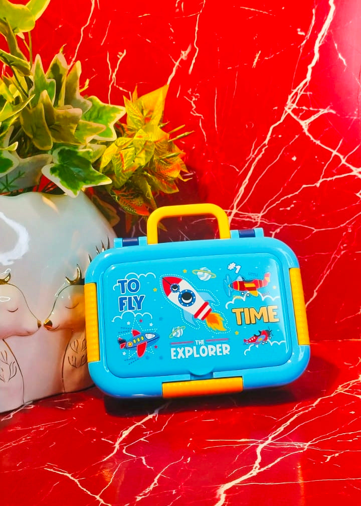 Happy-bento|Insulated Lunchbox|Spill proof|600ml|Non-Detachable steel|with Handle