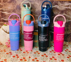 900ml tumblers SITARAYURI| 24HRS cold|6HRS hot| 12HRS warm| With lock | Leakproof|Stainless steel|kiidzkornerz