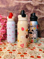 Fun Sip bottles | dual sip | 600ml |Insulated|Leak proof|Kiidzkornerz