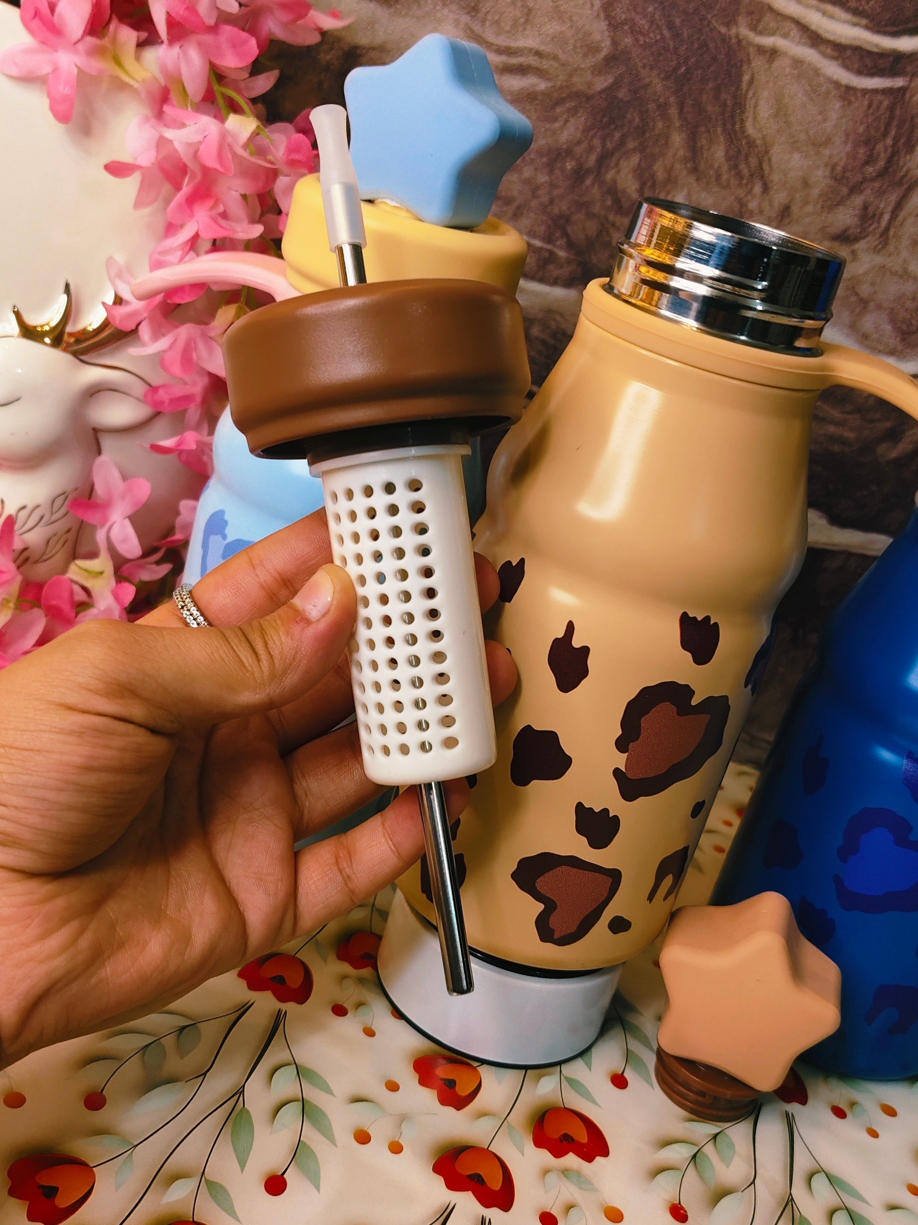 Star Sip 500ml | Insulated| Spillproof| Detox tumbler |Stainless Straw|kiidzkornerz