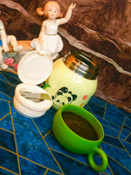 Panda Food Jars/Cups 🐼|Insulated|stainless steel|Spill proof|With cutlery|A cute cup on top