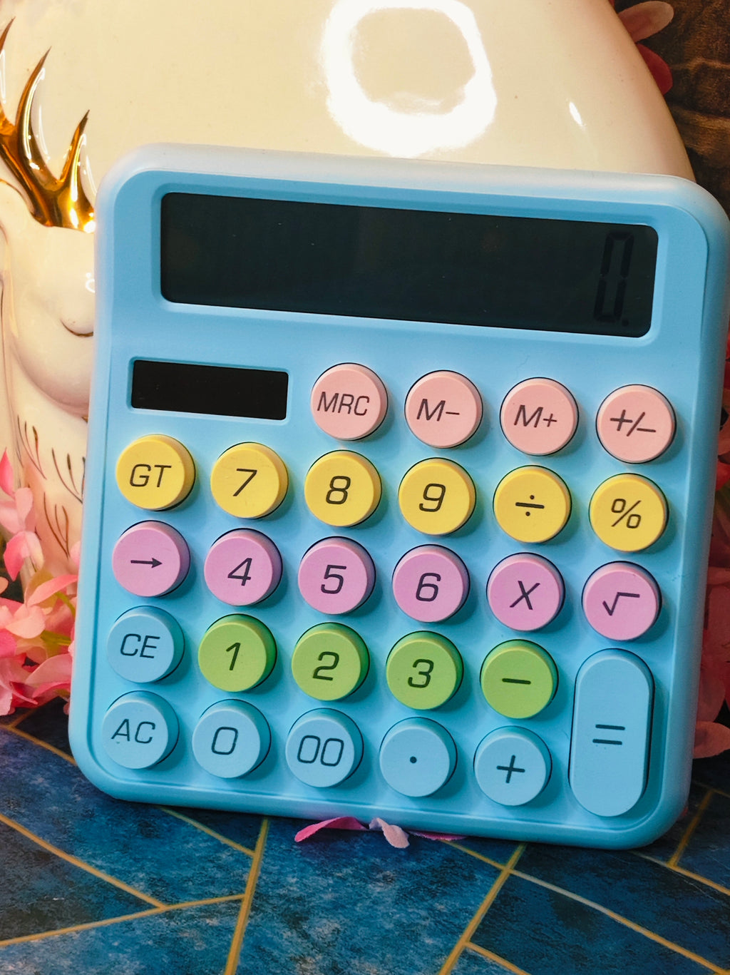 Electronic Calculator|Premium quality|Solar charging |Pastel colours|Kiidzkornerz