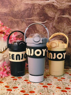 Fun Quench 400ml.tumblers |With Handle|Insulated|Stainless steel|Spillproof|Kiidzkornerz