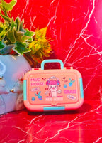 Happy-bento|Insulated Lunchbox|Spill proof|600ml|Non-Detachable steel|with Handle
