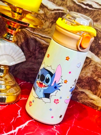 Stitch Bottles|With Handle|Leak Proof|Insulated|Stainless Steel|500ml