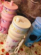 Floral 900ml Tumblers|Insulated|Stainless steel|Spillproof|Functional|kiidzkornerz