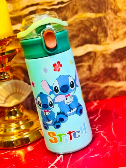 Stitch Bottles|With Handle|Leak Proof|Insulated|Stainless Steel|500ml