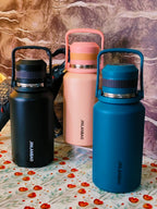 1200Ml flask| Upto 10hrs hot | steel cup on top|Leakproof design|Stainless steel|kiidzkornerz