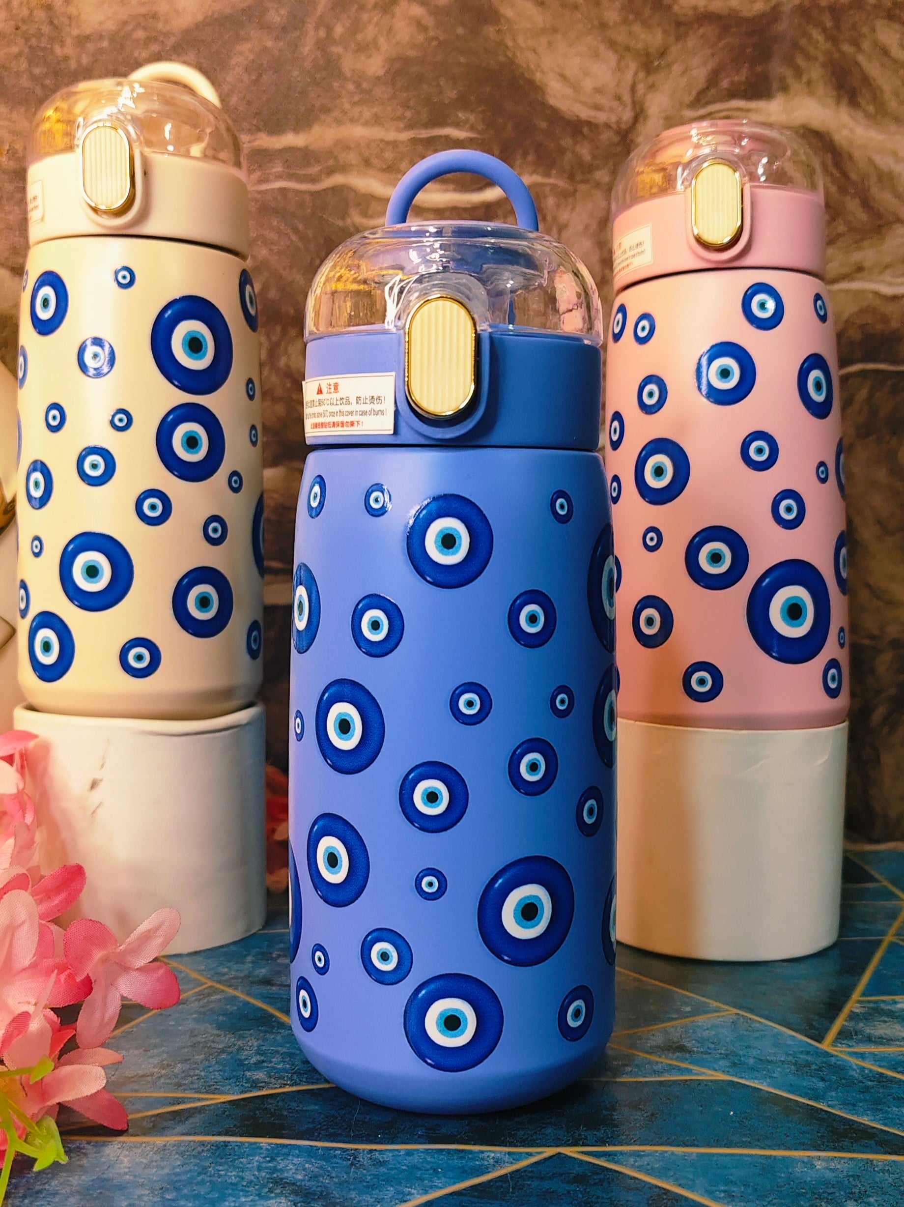 Evil Eye Mini Sipper|500ml|Insulated|Stainless steel|Spillproof|Premium quality|Kiidzkornerz