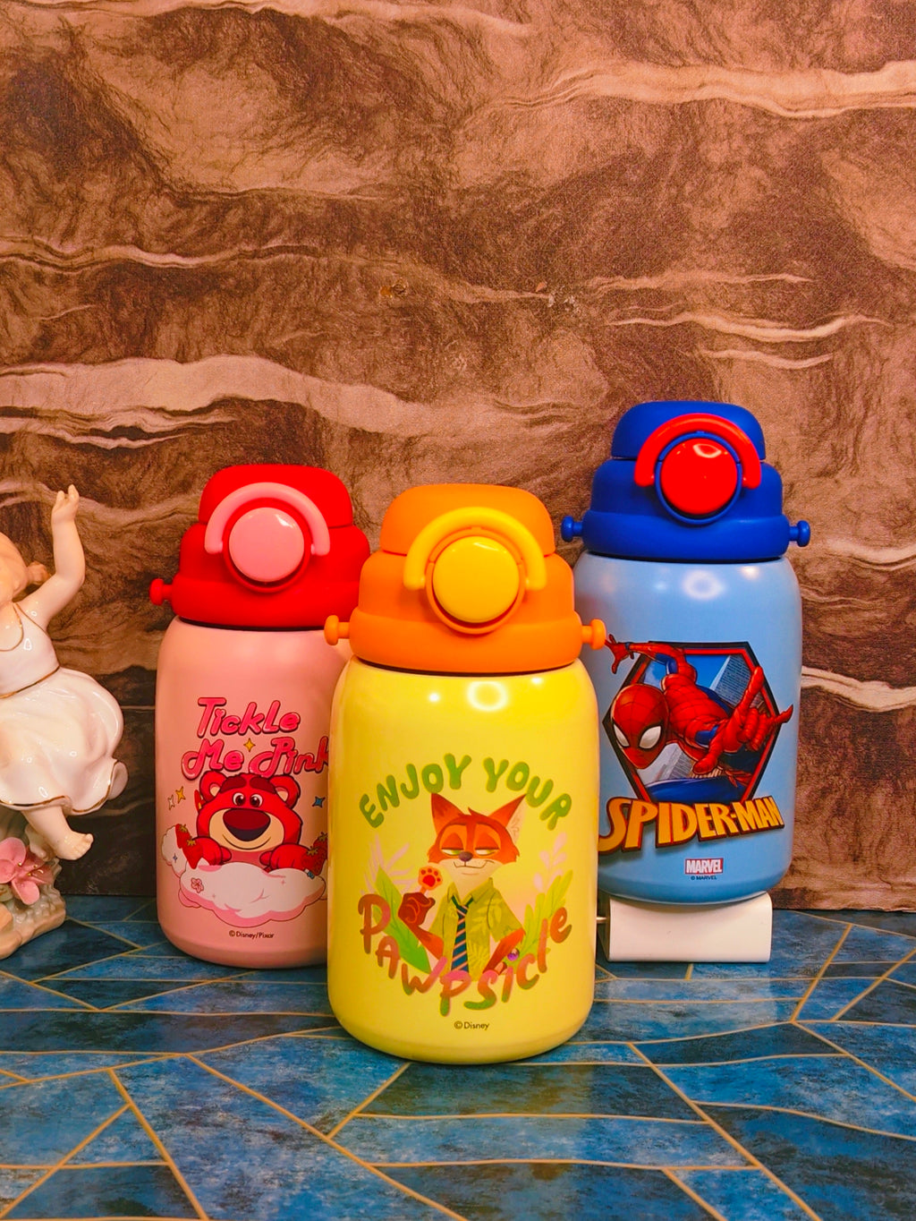 Disney Dreamers 🎀|Hot and Cold|Sipper Bottles|800Ml|Spill Proof|Detox Bottles