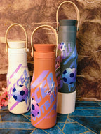 Sporty 500ml Bottles|Insulated|Stainless steel|Spillproof|With strainer|Kiidzkornerz
