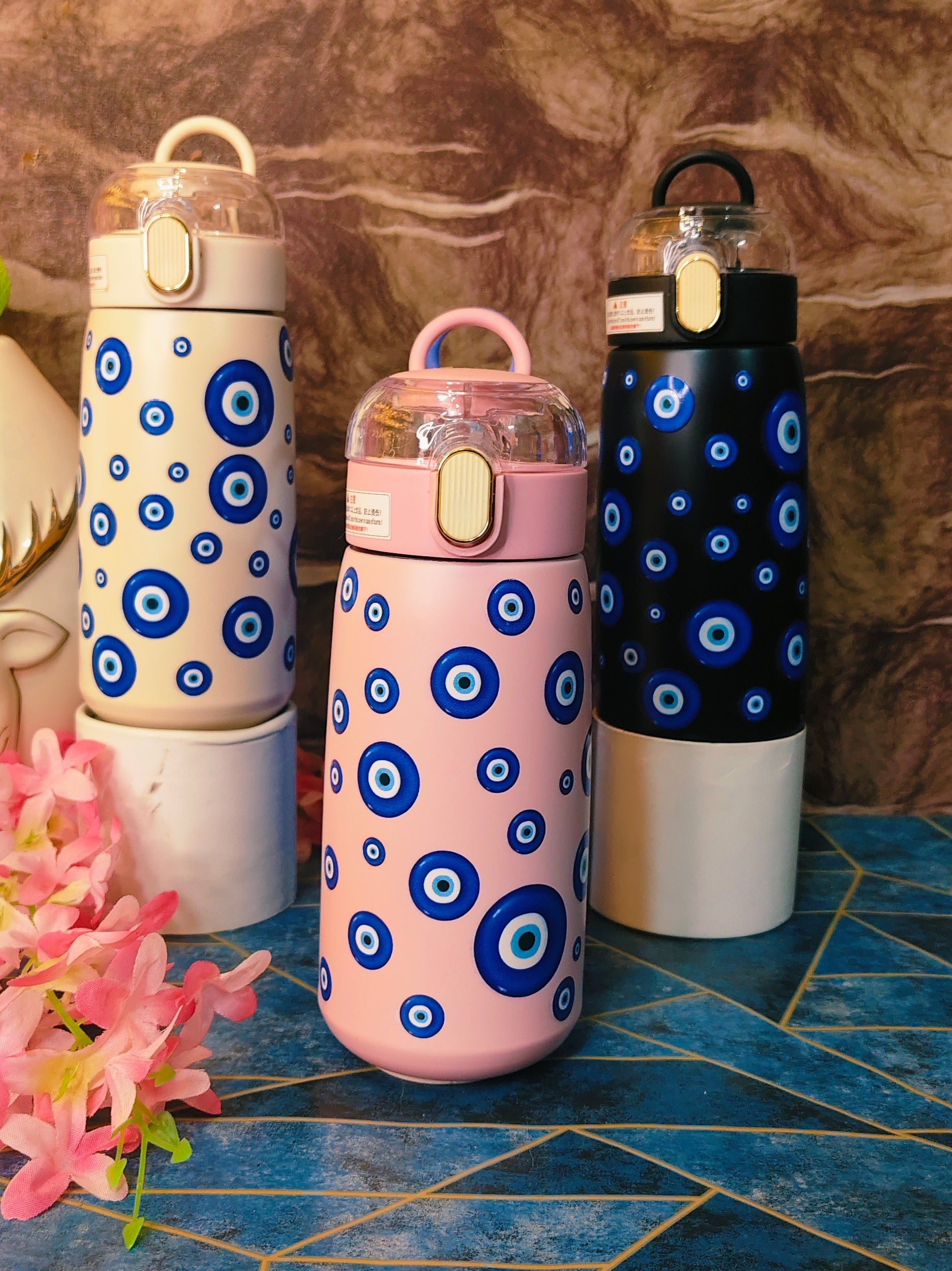 Evil Eye Mini Sipper|500ml|Insulated|Stainless steel|Spillproof|Premium quality|Kiidzkornerz