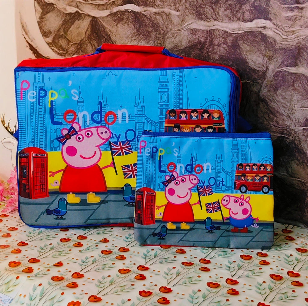 Perfect suitcase bags|Super Spacious|premium quality|dual Zipper|Matching pouch | kiidzkornerz