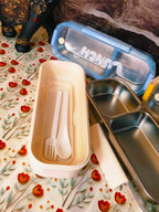 700ml Leakproof lunchbox|Insulated|Stainless steel|BPA free cutlery|SUS 304|kiidzkornerz