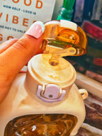 LUCK BEAR SIP|1000ml|Dual Sip | BPA Free | Premium quality| Freebies Included