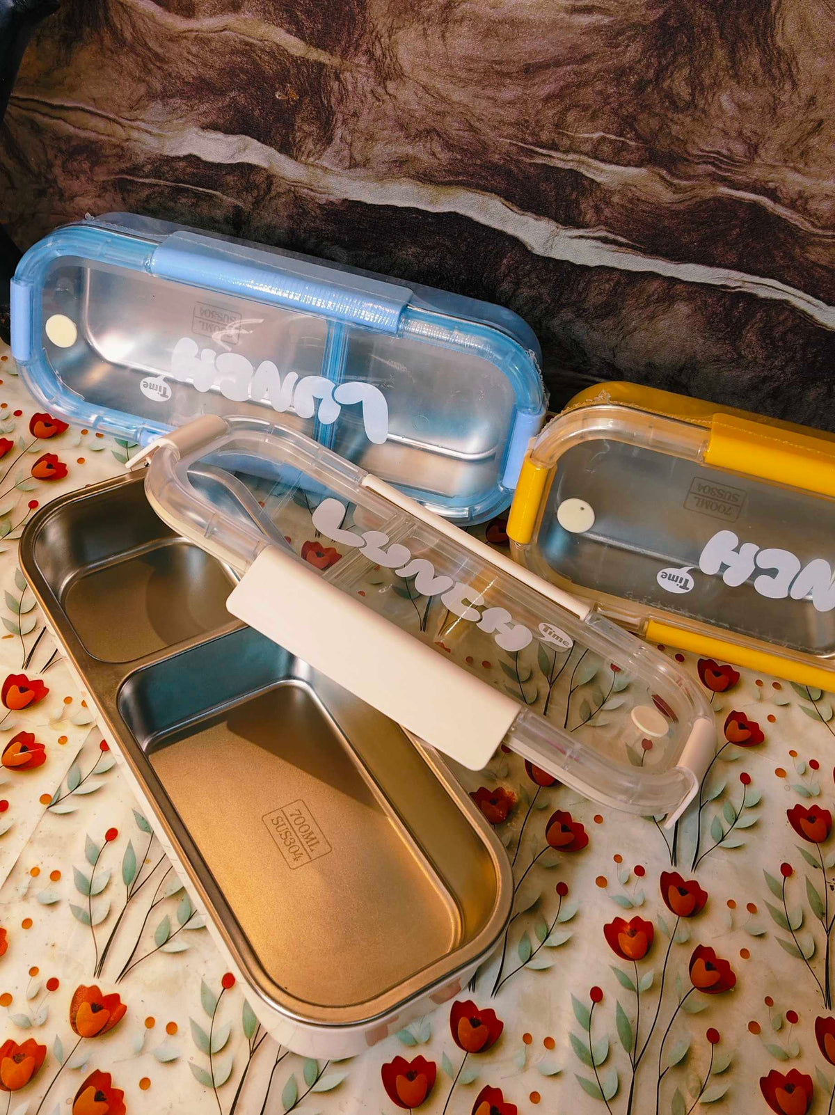 700ml Leakproof lunchbox|Insulated|Stainless steel|BPA free cutlery|SUS 304|kiidzkornerz