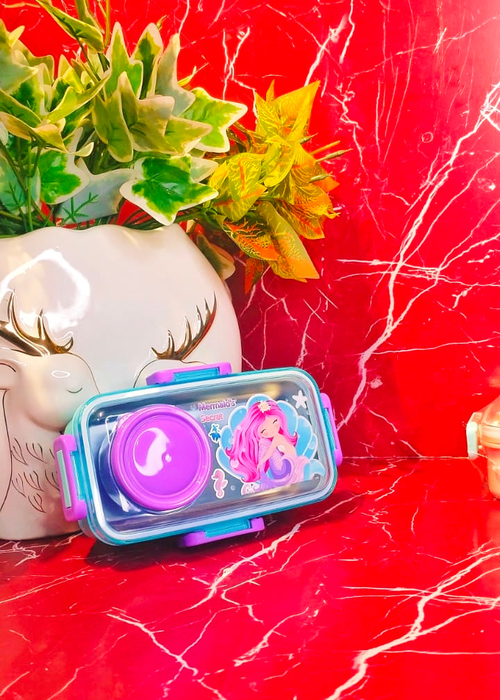 Ben-Benny bento|Spill proof|Insulated Stainless steel lunchbox|500+80ml