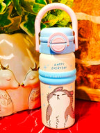 Happy 😃 Everyday Bottles|Dual Sip |spill Proof |Insulated|Toddler bottles |Premium quality|500ml