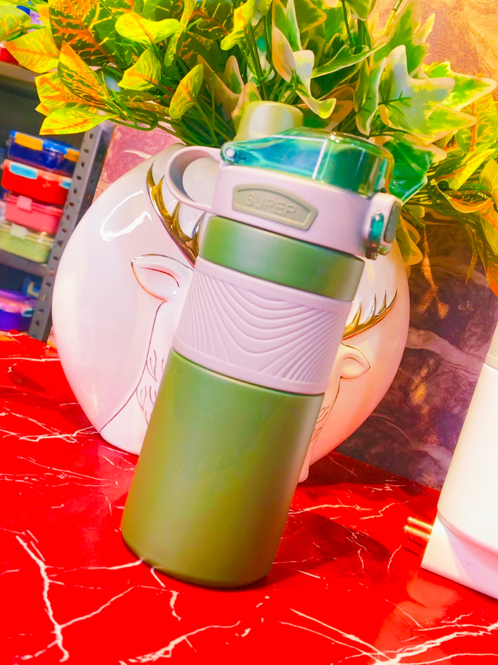 Hydra QUENCHER |Insulated|Leak proof | 600ml |Dual Sip