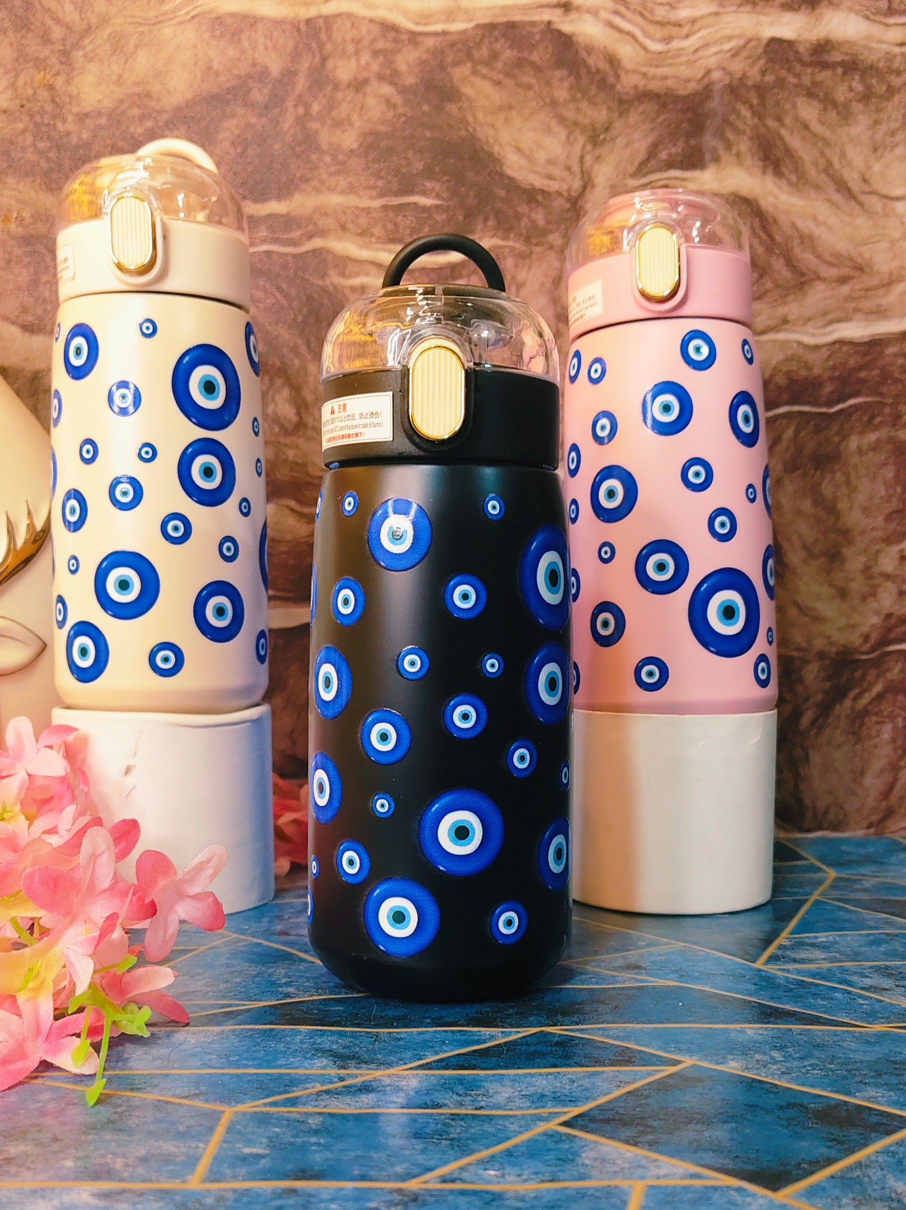 Evil Eye Mini Sipper|500ml|Insulated|Stainless steel|Spillproof|Premium quality|Kiidzkornerz