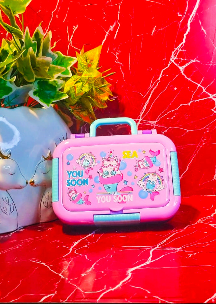 Happy-bento|Insulated Lunchbox|Spill proof|600ml|Non-Detachable steel|with Handle