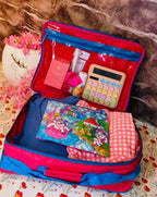 Perfect suitcase bags|Super Spacious|premium quality|dual Zipper|Matching pouch | kiidzkornerz