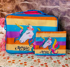 Perfect suitcase bags|Super Spacious|premium quality|dual Zipper|Matching pouch | kiidzkornerz