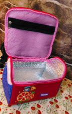 Tokyo puffy insulated lunchbag|Insulation|2-Zipper|Premium Quality|Waterproof|kiidzkornerz