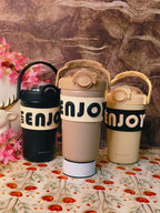 Fun Quench 400ml.tumblers |With Handle|Insulated|Stainless steel|Spillproof|Kiidzkornerz